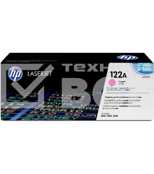 Картридж лазерный HP Q3963A пурпурный для Color LaserJet 2550 4000 стр.