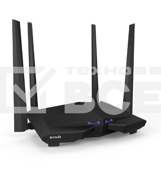 Двухдиапазонный AC1200 Гигабитный WiFi Маршрутизатор Tenda AC10U (AC 1200, LAN 3*10/100/1000, USB 2.0), 4 антенны 5dBi