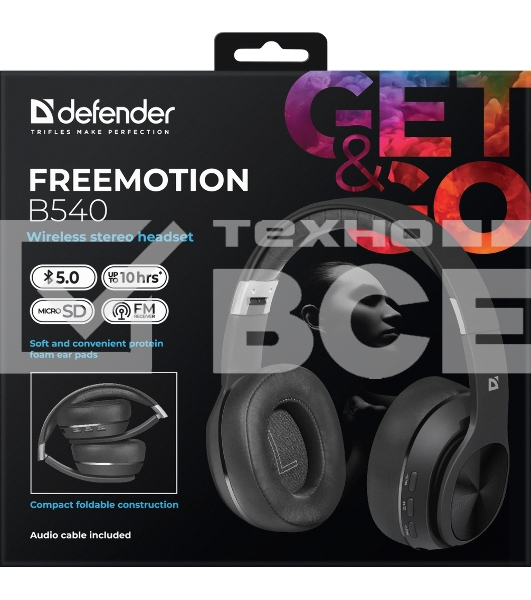 Гарнитура Defender FreeMotion B540 черный