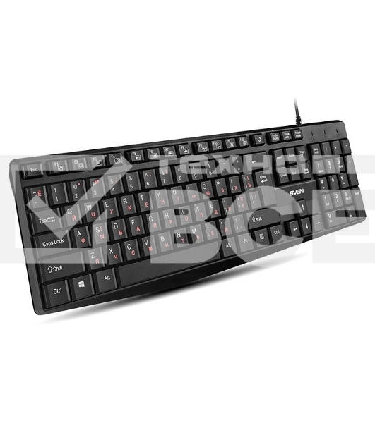 Клавиатура Sven KB-S305 чёрная USB