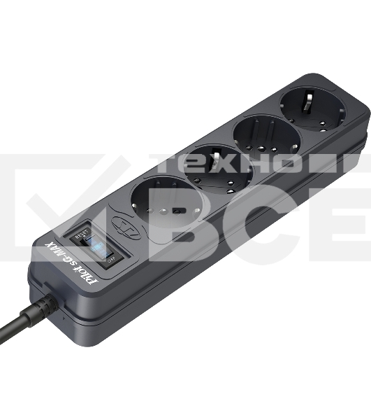 Сетевой фильтр ZIS Company PILOT sG-MAX 3м, 5 розеток