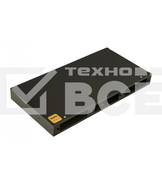 Бокс оптический универсальный Hyperline FO-19R-1U-3xSLT-W140H42-24UN-BK 19