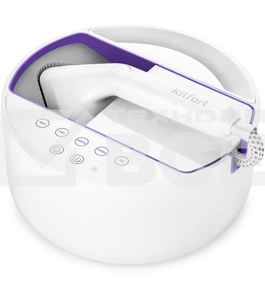 Отпариватель ручной Kitfort КТ-9110-1 2180 Вт белый/фиолетовый