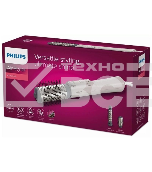 Фен-щетка Philips BHA710/00 1000Вт бежевый