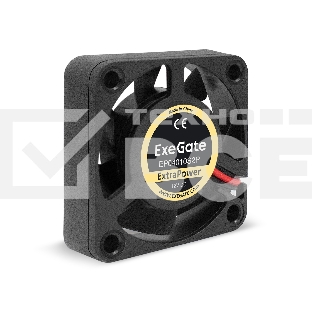 Вентилятор для корпуса ExeGate ExtraPower EP04010S2P черный, 40 мм, 7500 об/мин, 36 дБ, 2 pin