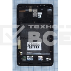 Модуль (матрица + тачскрин) для Asus MeMO Pad 7 ME176 черный c рамкой, фото 1