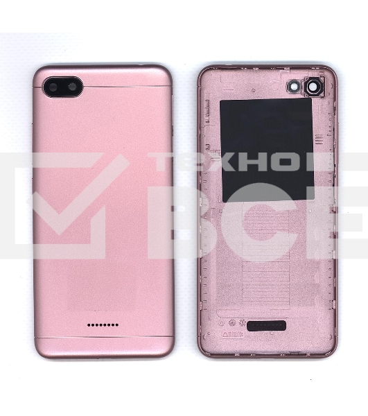 Задняя крышка для Xiaomi Redmi 6A Rose Gold