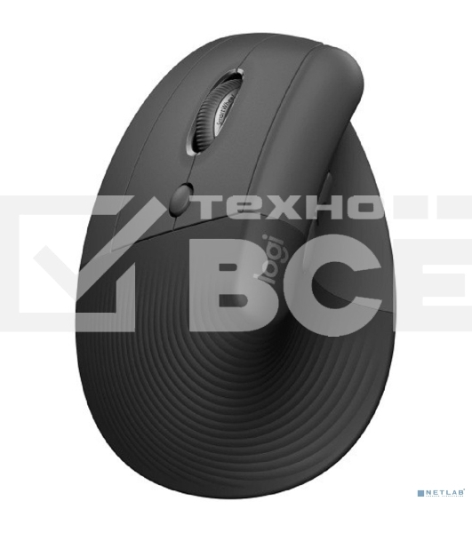 Мышь беспроводная Logitech Lift графитовый, 4000 dpi, радиоканал, Bluetooth, USB, кнопки - 6