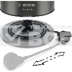 Чайник Bosch TWK5P475 Цвет: графитовый, 2400 Ватт, скрытый нагр.элемент, 1.7 л, фото6