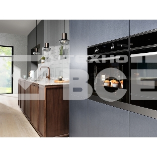 Электрический духовой шкаф Electrolux с конвекцией, приготовление на пару,объем 72 л, утапливаемые переключатели, 10 режимов, автопрограммы, очистка пиролитическая, 3 стекла в дверце, направляющие проволочные + телескопические (1 уровень), термощуп