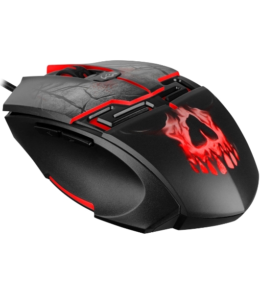 Мышь проводная SVEN RX-G805 черный, 8000 dpi, USB, кнопки - 6