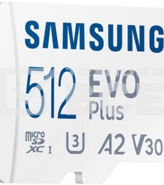 Флеш карта microSDXC 512GB Samsung MB-MC512SA/EU EVO Plus + adapter