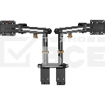 Кронштейн для мониторов Ultramounts UM727B черный 17'-32' макс.9кг крепление к столешнице поворот и наклон, фото16