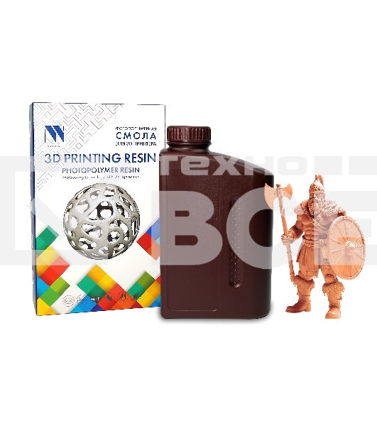 Фотополимерная смола NVPRINT Standard Resin Orange для 3D печати;  1 кг/бут