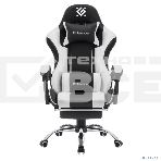 Кресло игровое Defender TIOS черный/белый, PU 64055, фото3