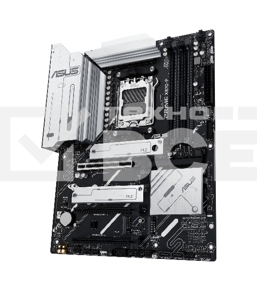 Материнская плата ASUS PRIME X870-P, AM5, AMD X870, 4xDDR5, 2xSATA, 4xM.2, 1xPCI-E 5.0 x16, 1xPCI-E 4.0 x16, 1xPCI-E x1, 1xHDMI, 2xUSB Type-C, 1x2.5Gb LAN, 4xUSB-A 3.2 Gen 1, 1xUSB 3.2 Gen 2, 3x3.5 мм, 7.1, ATX
