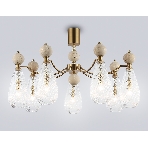 Люстра Ambrella light LH53287/7 BS/CL латунь/прозрачный E14*7 max 40W D815*900, фото6