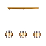 Светильник Ambrella light TR3652/3 GD/SM золото/дымчатый E27/3 max 40W 820*180*700, фото3