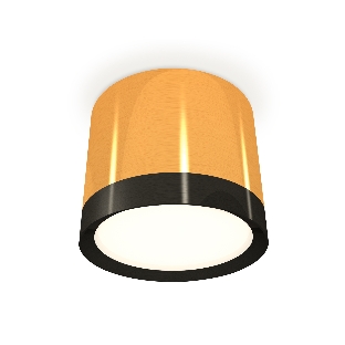 Светильник Ambrella Light XS8121001 PYG/PBK золото желтое полированное/черный полированный GX53 (C8121, N8113)