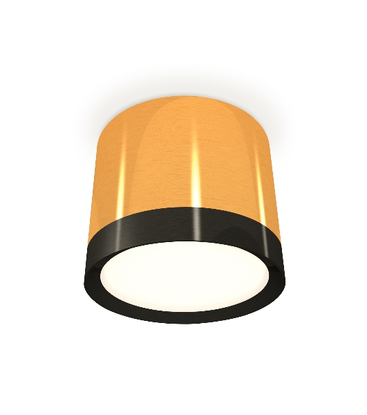 Светильник Ambrella Light XS8121001 PYG/PBK золото желтое полированное/черный полированный GX53 (C8121, N8113)