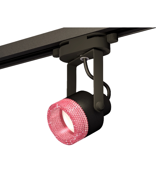 Светильник Ambrella light XT6602062 PBK/PI черный полированный/розовый MR16 GU10 (C6602, N6152)