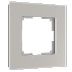 Рамка WERKEL на 1 пост Senso (дымчатый, стекло soft-touch) W0013117, фото6