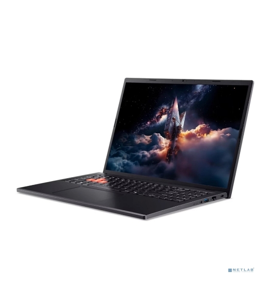 Ноутбук Acer Nitro Lite 16 NL16-71G-539D/16'/IPS/Intel Core 5 210H/16Gb/512Gb SSD/NVIDIA GeForce RTX 4050 6Gb/NoOS/черый/1.95kg