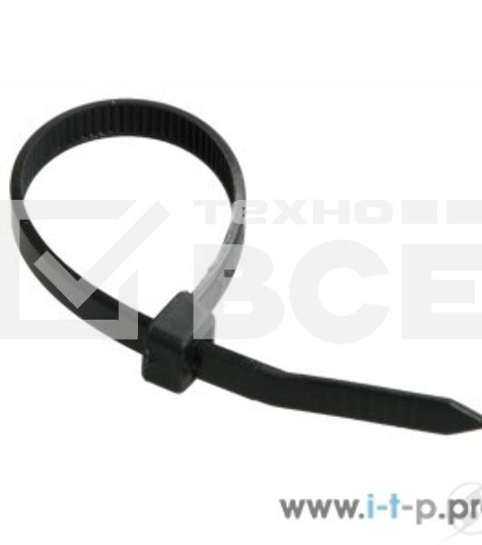 Хомут кабельный ИЭК UHH32-D048-250-100 4.8х250 нейл. черный (уп.100 шт)