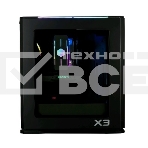 Компьютерный корпус ZALMAN X3, ATX, BLACK, WINDOW, 2x3.5