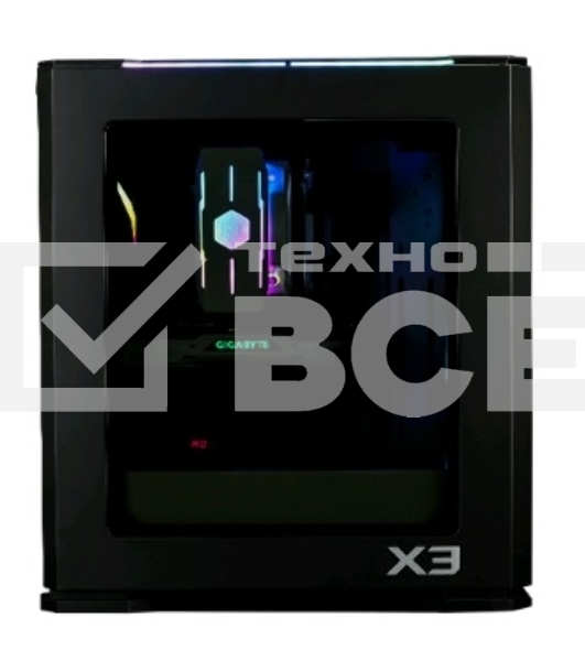 Компьютерный корпус ZALMAN X3, ATX, BLACK, WINDOW, 2x3.5