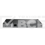 Коммутатор TP-Link 24-port Gigabit Managed PoE switch with 4 10G SFP+ ports, support 802.3af/at PoE, 1 console port, 19-inch rack mount, support L2/L2+ features., фото 1