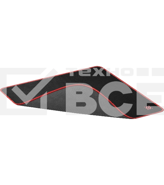 Игровой коврик DefenderBlack XXL 400x355x3 мм, ткань+резина