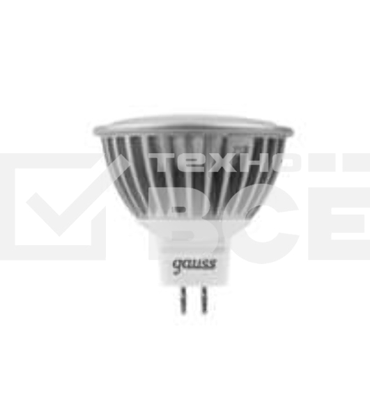 Лампа светодиодная GAUSS 201505205 LED MR16 GU5.3 5W 12V 4100K