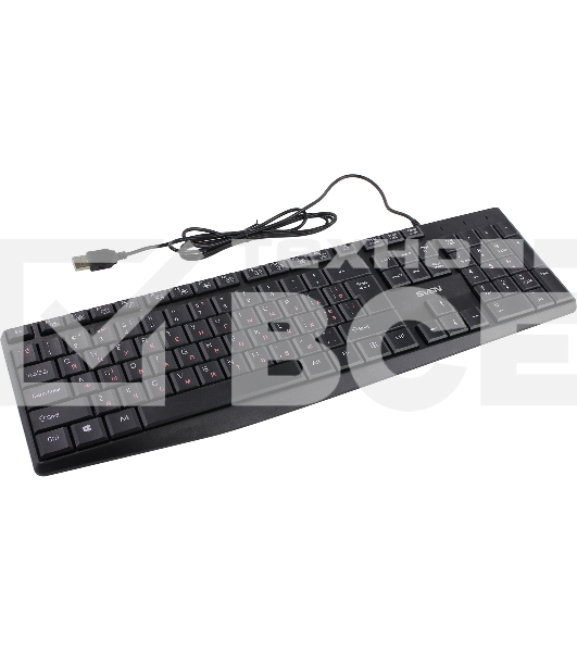 Клавиатура Sven KB-S305 чёрная USB