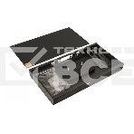 Бокс оптический универсальный Hyperline FO-19R-1U-3xSLT-W140H42-24UN-BK 19