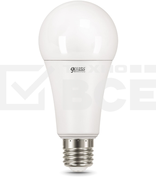 Лампа светодиодная Elementary A67 30Вт E27 4100К Gauss 73229