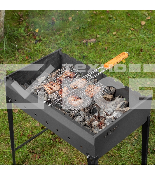 Решетка-гриль 270х240 мм, хромированная, Camping Palisad