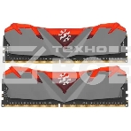 Оперативная память XPG Gammix D30, DDR4, 16GB (1x16GB), 3200MHz, CL16, UDIMM, с радиатором, красный, фото5