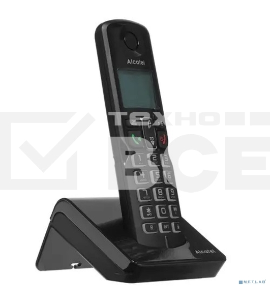 Радиотелефон ALCATEL S250 RU черный