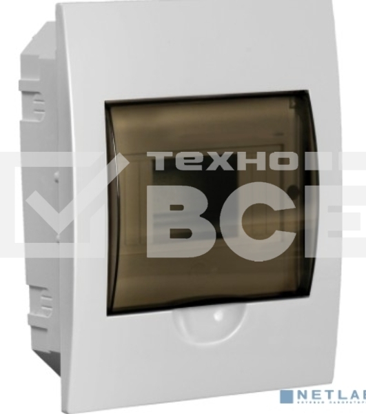 Бокс ЩРВ-П-6 мод. встраив. пластик IP41 GENERICA IEK MKP12-V-06-41-G