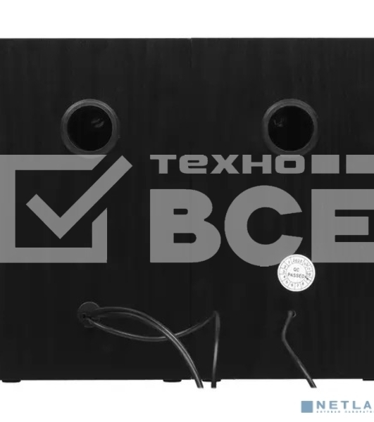 Колонки 2.0 SVEN SPS-576 чёрные (2x4W, Bluetooth, дерево)