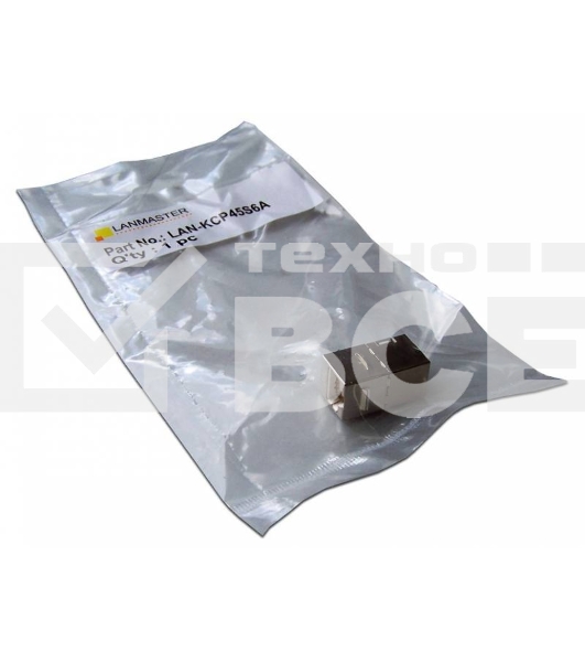 Модуль Lanmaster LAN-KCP45S6A RJ-45 Screened Cat 6A Keystone