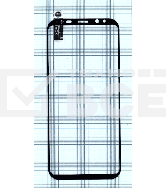 Защитное стекло 3D для Samsung G955F (S8+) черный