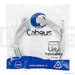 Патч-корд Cabeus PC-UTP-RJ45-Cat.5e-5m U/UTP, cat.5е, 2xRJ45/8p8c, неэкранированный, серый, PVC, 5м, фото 1