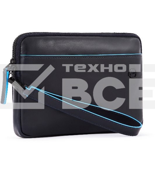 Клатч мужской Piquadro Blue Square Revamp AC5946B2VR/BLU, синий, натур.кожа