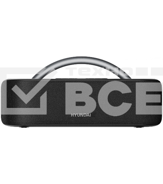 Колонка портатитвная Hyundai H-PS1028 черный 60W 2.0 BT 10м 4400mAh