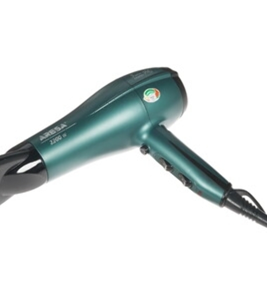 Фен ARESA AR-3218 зеленый, 2200 Вт, ионизация