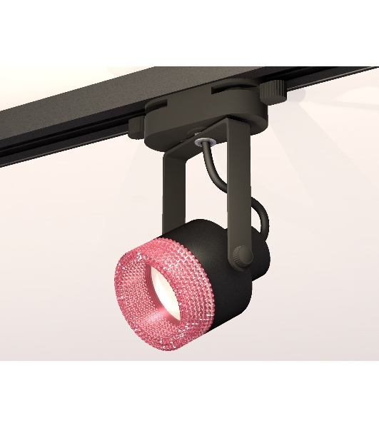 Светильник Ambrella light XT6602062 PBK/PI черный полированный/розовый MR16 GU10 (C6602, N6152)