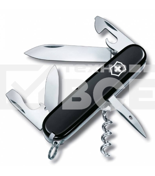 Нож перочинный Victorinox Spartan (1.3603.3) 91мм 12функций черный карт.коробка