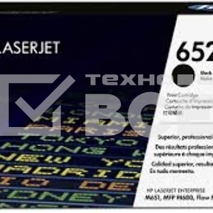 Тонер Картридж HP 652A CF320A черный для HP CLJ M651dn (11000стр.)